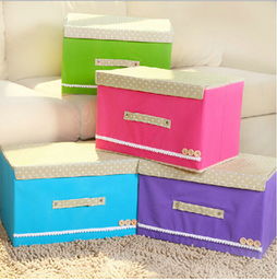 廠家直銷(xiāo)韓式無(wú)紡布收納箱 扣扣箱兩件套，爆款一件代發(fā)新選擇